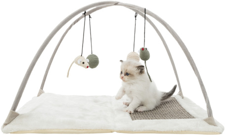 Trixie kaparós szőnyeg játékokkal kölyökcicáknak