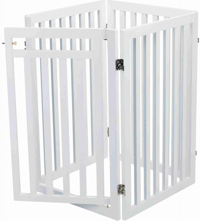 Trixie 4 részes nyitható fa kutyarács, elkerítő