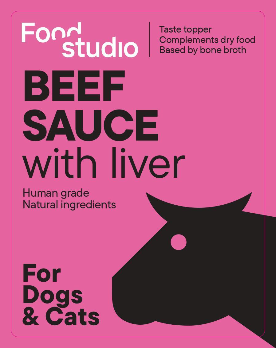 Food Studio Grass Fed Beef Sauce with Liver & Carrot - zoom