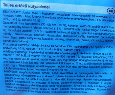 Belcando Junior Maxi | Prémium német táp nagytestű növendék kutyáknak