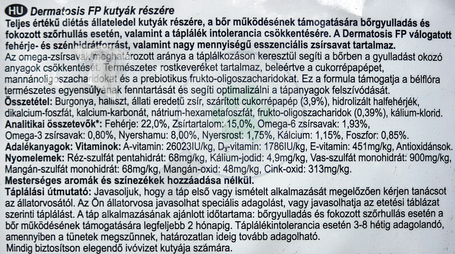 Eukanuba Dermatosis száraz gyógytáp kutyáknak