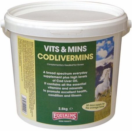 Equimins Codlivermins - Csukamájolajos vitamin lovaknak