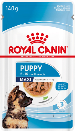Royal Canin Maxi Puppy - Nedves táp nagytestű kölyök kutya részére