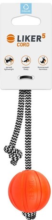 Liker narancssárga kötél labda kutyáknak
