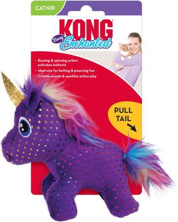 Kong Cat Enchanted Buzzy Unicorn