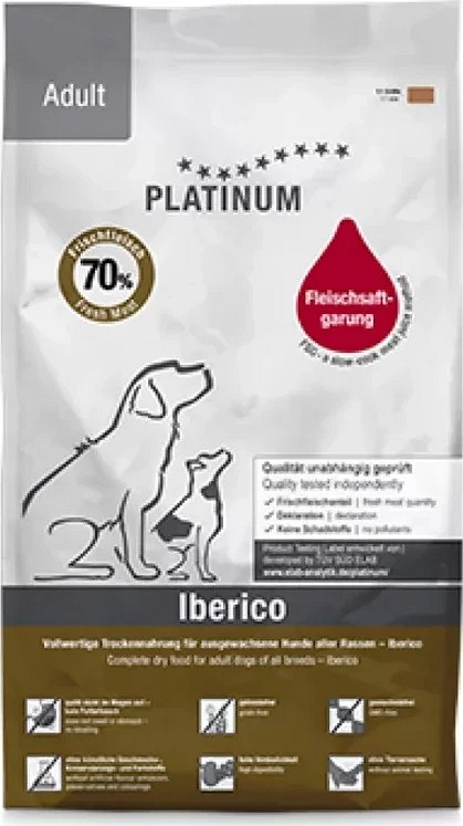 Platinum Adult Iberico + Greens hrană uscată câini