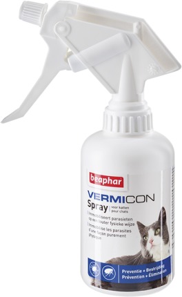 Beaphar Vermicon spray împotriva puricilor și căpușelor pentru pisici - zoom