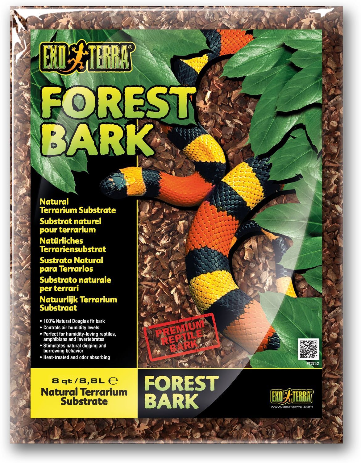 Exo Terra Forest Bark – substrat terarium din scoarta de pin tropical