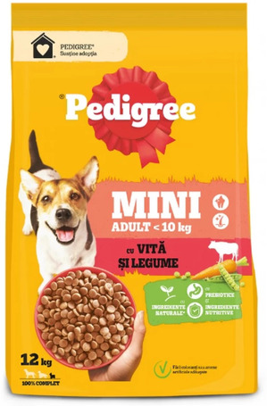 Pedigree Adult Mini marhahúsos és zöldséges száraztáp kutyáknak