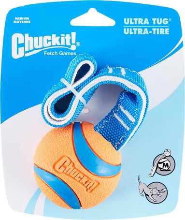 Chuckit! Ultra Tug strapabíro gumilabda hevederrel kutyáknak