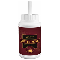 Over Horse Glitter Hoof Golden Oil