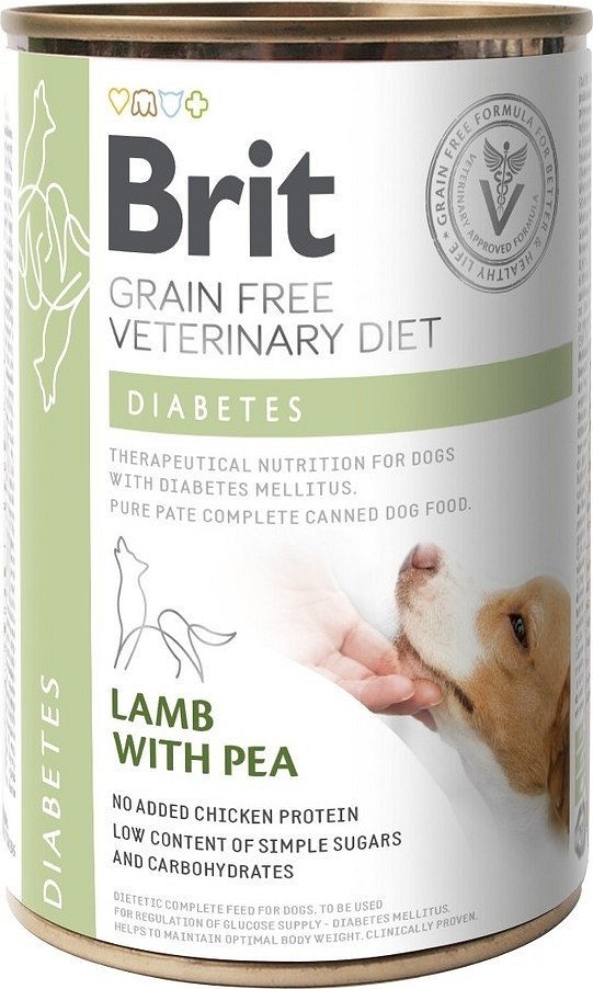 Brit Veterinary Diets Dog Diabetes conservă 400 g