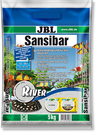 JBL Sansibar River természetes akvárium talaj (durva szemű)
