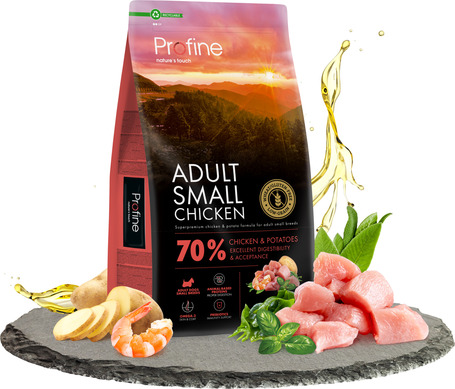 Profine Adult Small Chicken & Potatoes | Táp kistestű kutyáknak csirkehússal és burgonyával