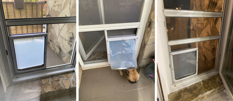 Trixie kutyaajtó rugalmas lengőajtóval