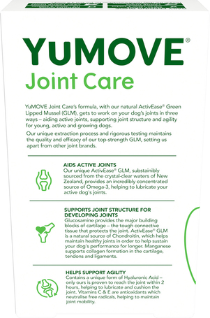 Lintbells YuMOVE Joint Care Young l Ízületvédő tabletta növendék kutyák részére