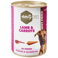 Amity Lamb & Carrots, Quinoa & Salmon Oil conservă pt câini