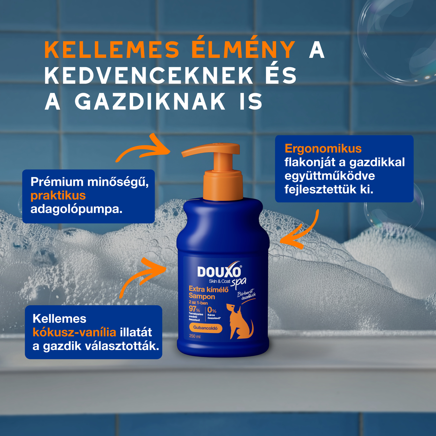 Douxo Spa șampon descurcant pentru câini - zoom
