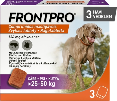 Frontpro rágótabletta bolha és kullancs ellen