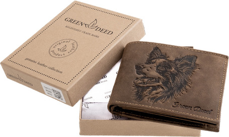 GreenDeed kutyás bőr pénztárca