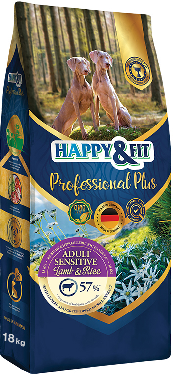 Happy&Fit Professional Plus Adult Sensitive Lamb & Rice