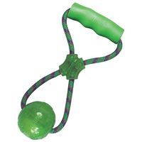 Kong Squeezz Ball kutyajáték kötéllel #2