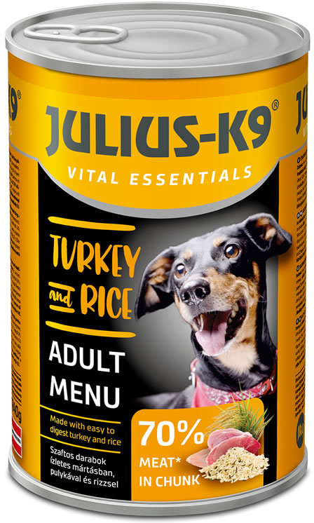 Julius-K9 Turkey & Rice conservă