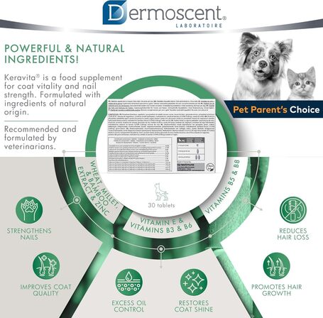 Dermoscent Keravita kutyáknak és macskáknak