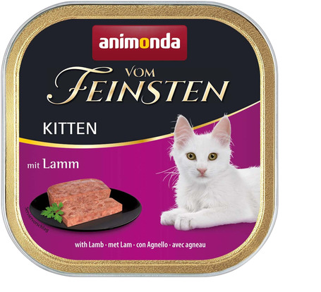 Animonda Vom Feinsten Kitten Lamb bárányhússal kölyök macskáknak Animonda Vom Feinsten Kitten Lamb bárányhússal kölyök macskáknak