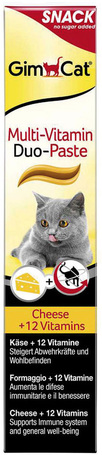 GimCat Multi-Vit Duo sajtos paszta