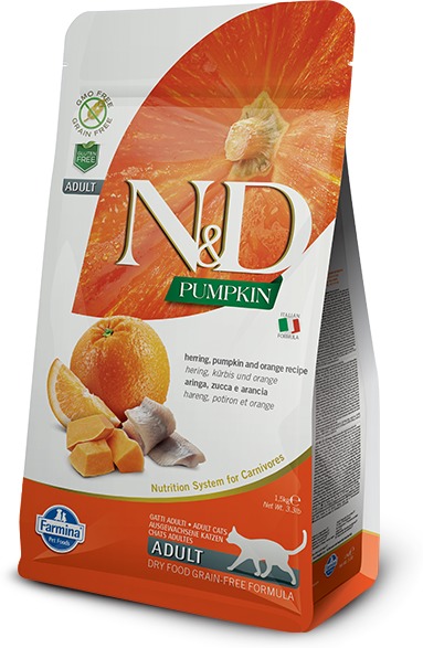 N&D Cat Grain Free Herring, Pumpkin and Orange - zoom