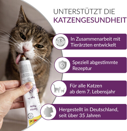 Gimcat Senior paszta 7+ idősödő macskáknak