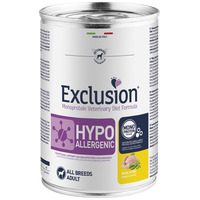 Exclusion Monoprotein Vet Diet Hypoallergenic Quail & Pea All Breeds