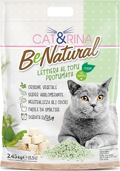 Cat Rina așternut tofu pentru pisici, ceai verde