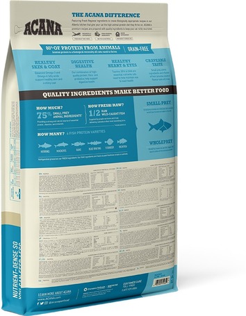 Acana Pacifica Cat & Kitten halas macskaeledel az egészséges szőrzetért és bőrért