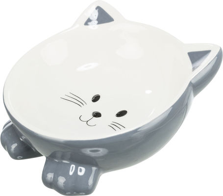 Trixie cicafej formájú kerámia tál lábacskákkal