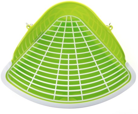 JK Animals rácsos sarok alomtál rágcsálóknak