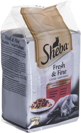 Sheba Fresh & Fine Mini húsos válogatás macskáknak