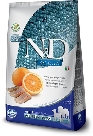 N&D Dog Ocean Adult Medium Fish & Orange