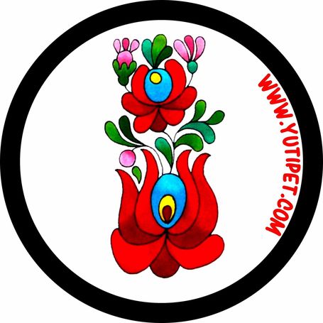 Grafikus címkék M-XXL méretű Yutipet hámokhoz