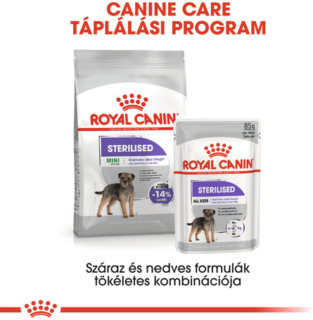 Royal Canin Mini Sterilised - Száraz táp ivartalanított, kistestű felnőtt kutyák részére