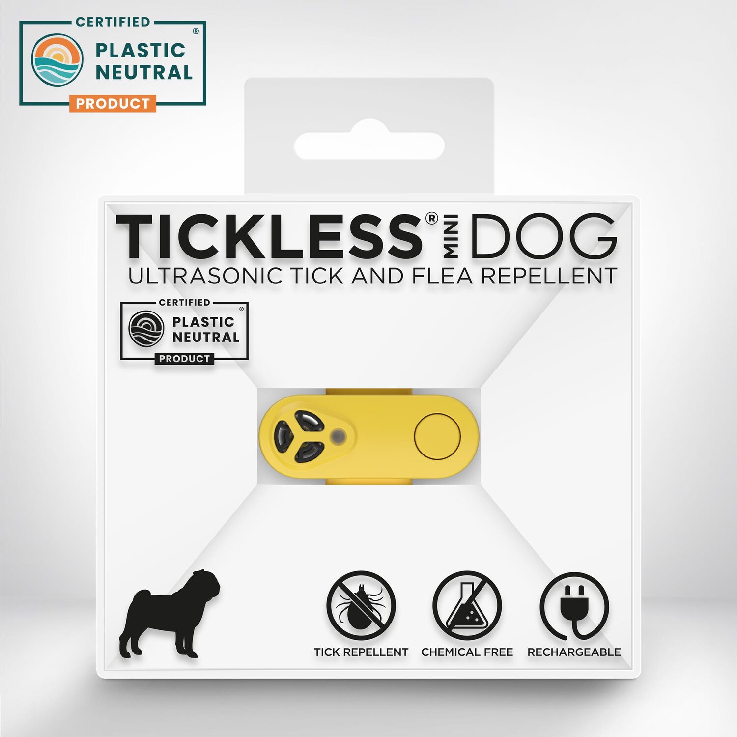 Tickless Mini Dog USB repelent cu ultrasunete pentru căpușe și purici pentru câini - zoom