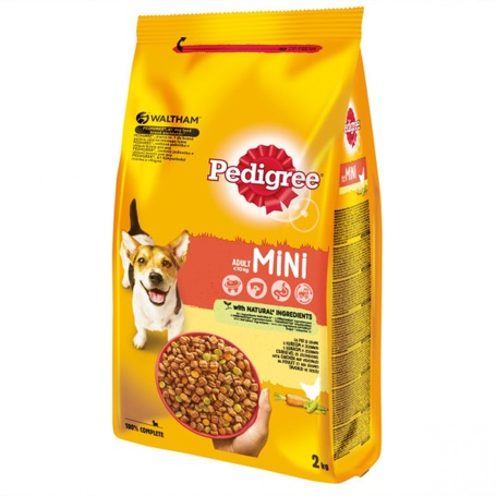 Pedigree Adult Mini baromfihusos és zöldséges száraztáp Pedigree Adult Mini baromfihusos és zöldséges száraztáp