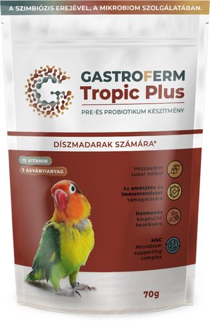 Gastroferm Tropic Plus pre- és probiotikum díszmadaraknak