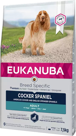 Eukanuba Breed Cocker Spaniel táp felnőtt cocker spánieleknek | Kutyaeledel