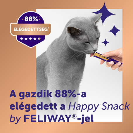 Happy Snack by Feliway nyugtató lazacos jutalomfalat