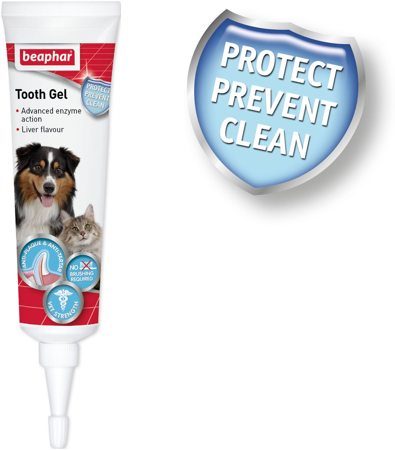 Beaphar Tooth Gel Gel curățare dinții pentru câini și pisici - zoom