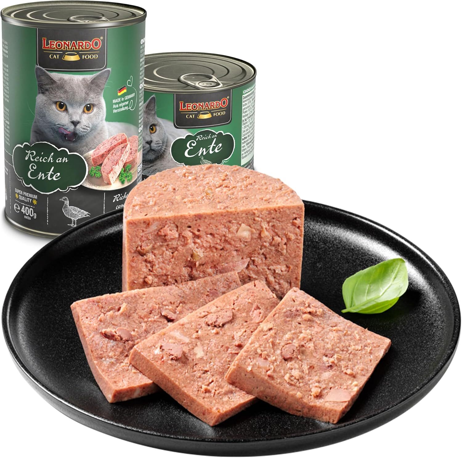 Leonardo conservă bogata in carne de raţă