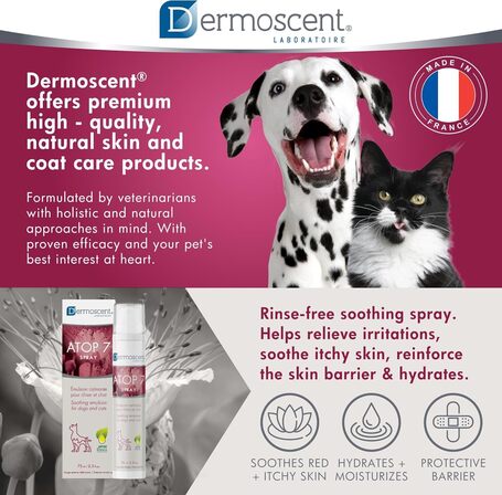Dermoscent ATOP 7 Spray kutyáknak és macskáknak