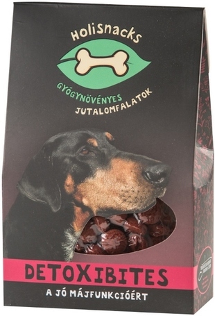 HoliSnacks Detoxibites gyógynövényes jutalomfalat a jó májfunkciókért